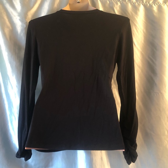 Kenneth Cole embellished LS stretch top, PS - Picture 5 of 6